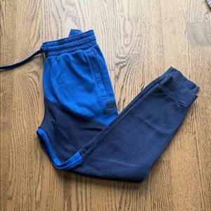 Nike Kids Royal Blue and Navy Joggers size L